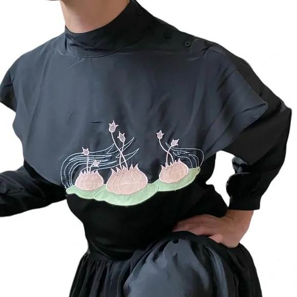 Vintage Sue Wong Ruffle Dress - Picture 1 of 15